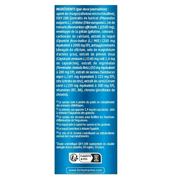 Forté Pharma XtraSlim Chrono Emagrecimento - 15 dias - 60 cápsulas