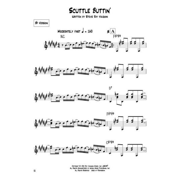Hal Leonard Blues Play-Along Stevie Ray