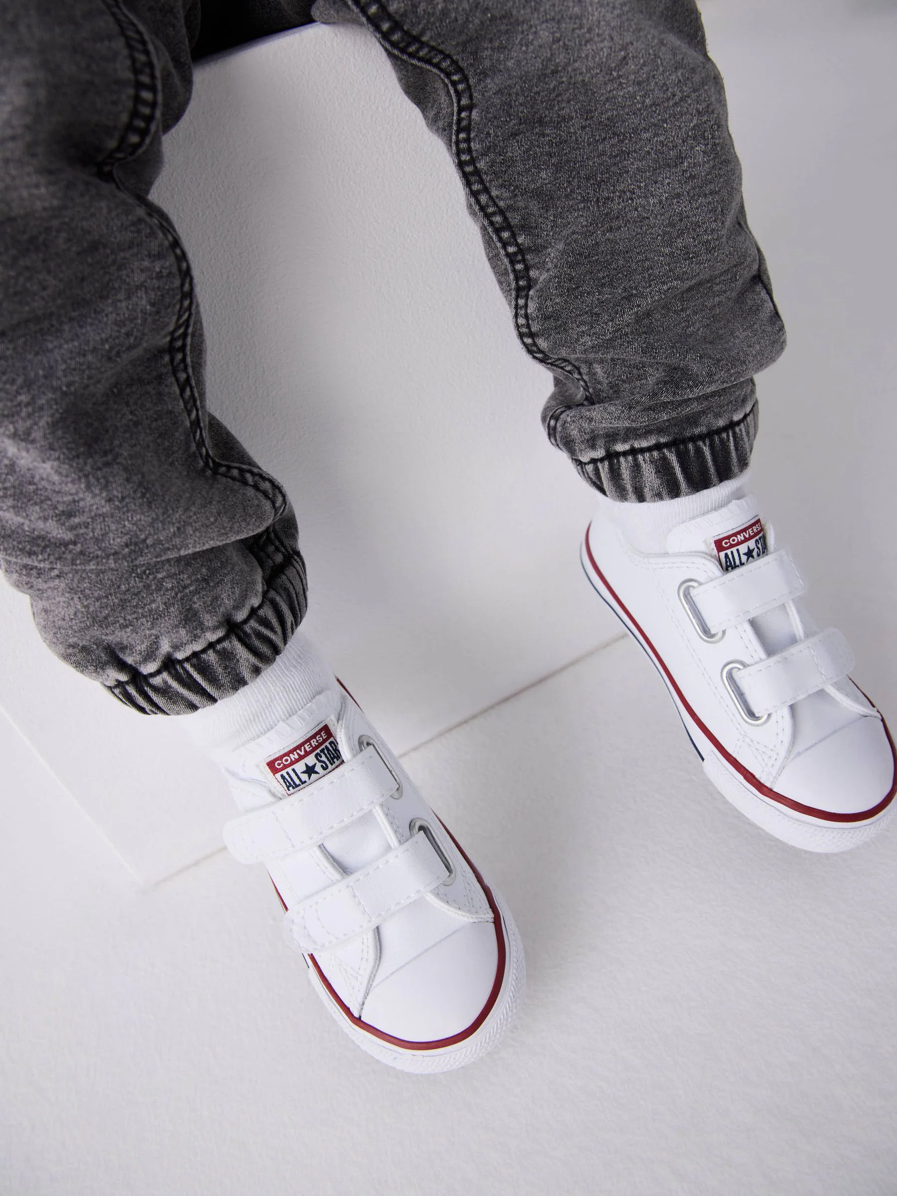 Wit - Converse Chuck Ox 2V sneakers voor peuters