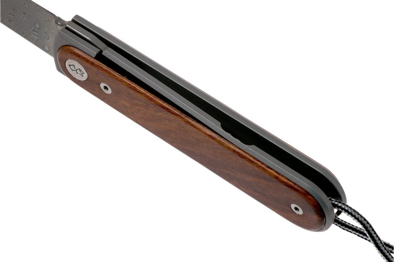 The James Brand The Duval Rosewood Damascus, KN109159-00 zakmes