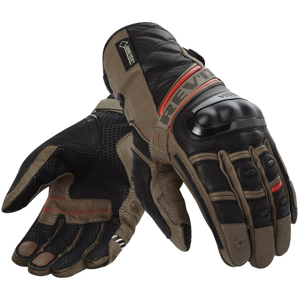 Rev'it - Gants Dominator Gore-Tex® Marron / Noir