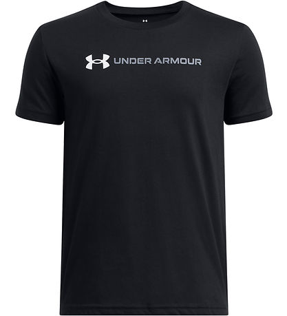 Under Armour T-Shirt - Logo-Schriftzug - Schwarz