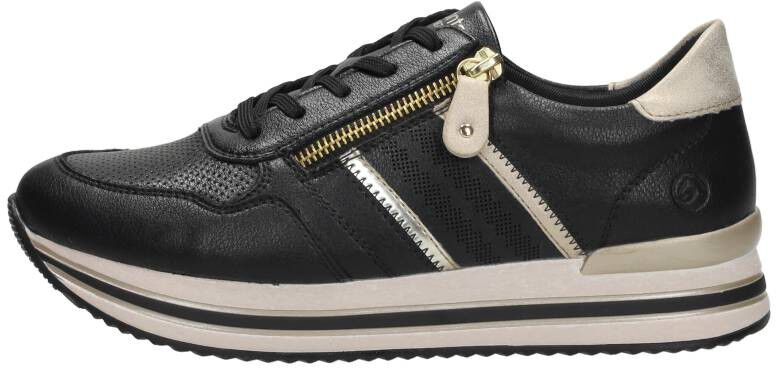 Remonte Veterschoenen Laag zwart