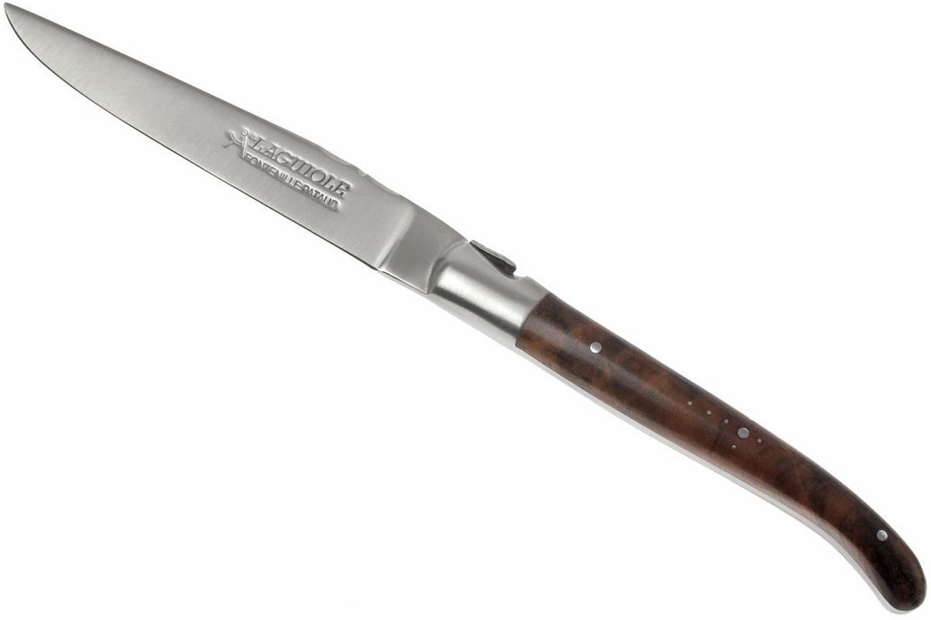 Fontenille Pataud zesdelige steakmessenset walnoothout
