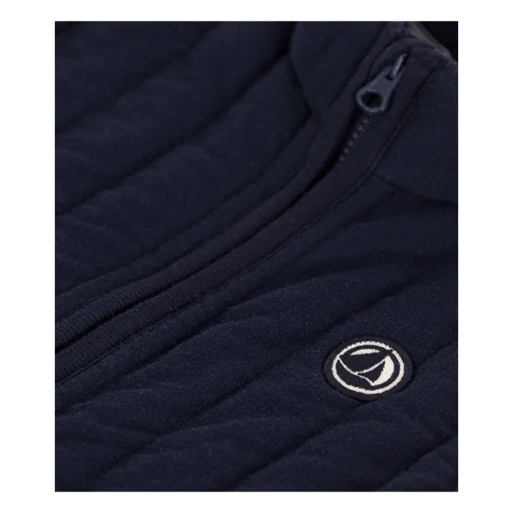 Petit Bateau Veste Matelassée Sans Manches Bébé | Bleu marine