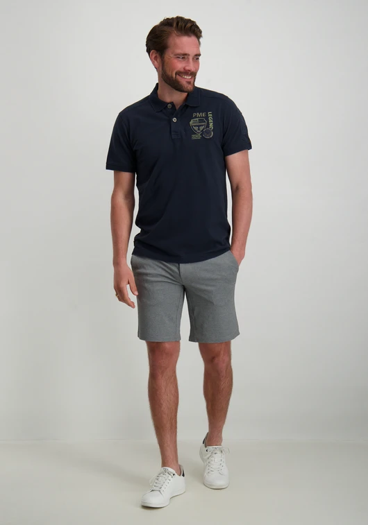 PME Legend Polo met logo patch PPSS2404882