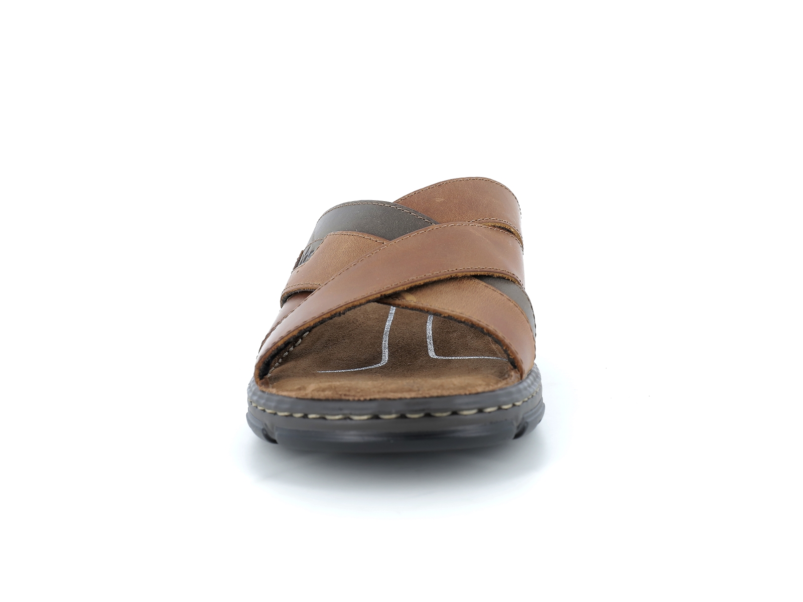 Tbs-JACQUIE Cuir Multi-Marron