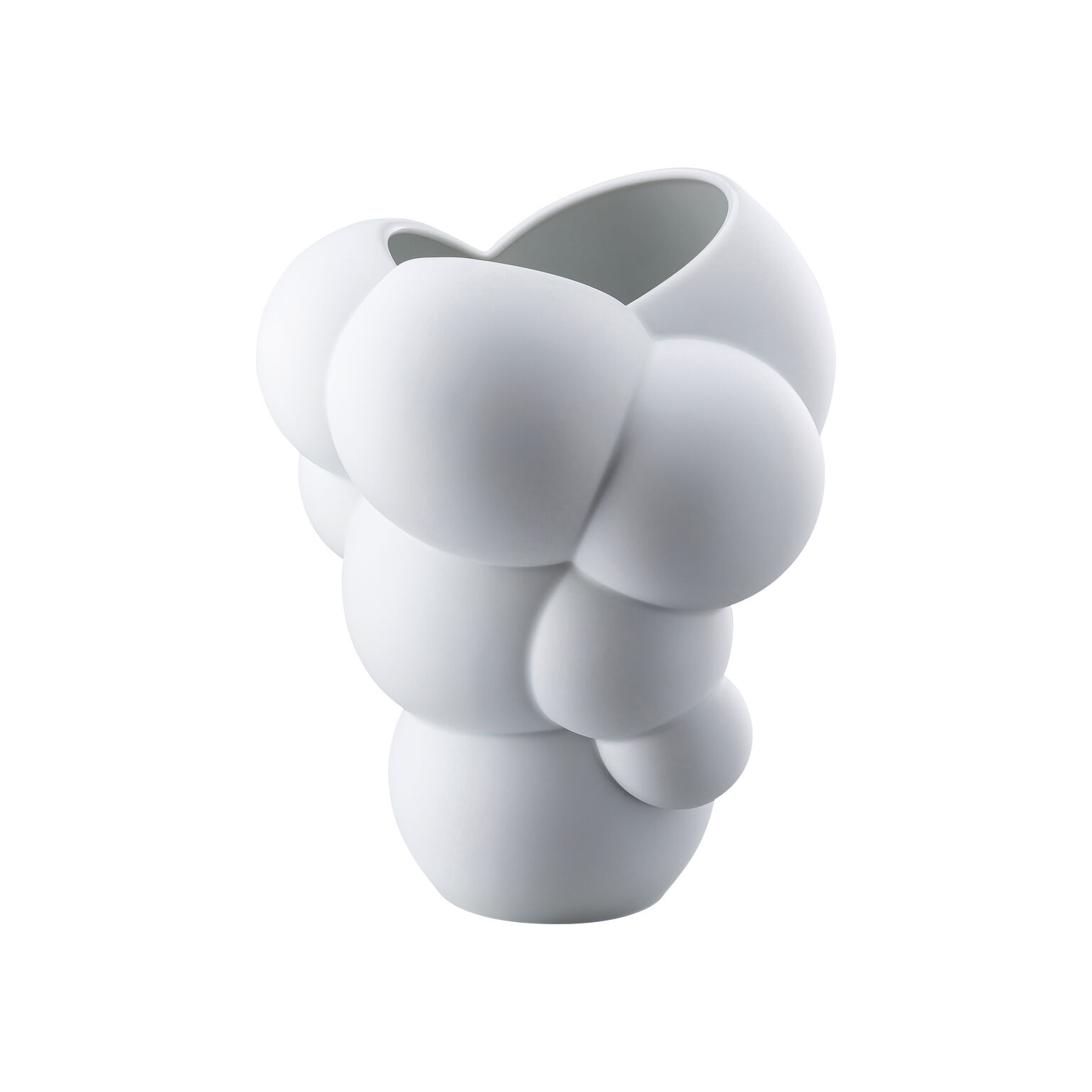 Skum Weiss matt Vase 26 cm