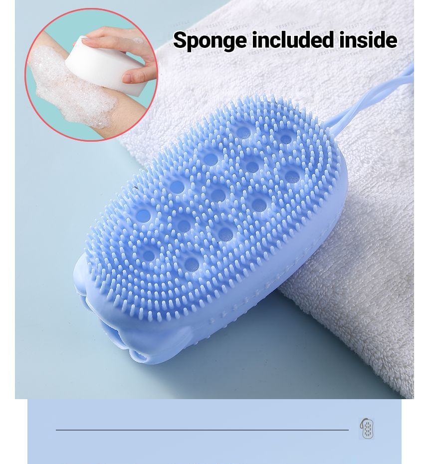 Porcini - Siliconen Lichaamsscrubber / Set