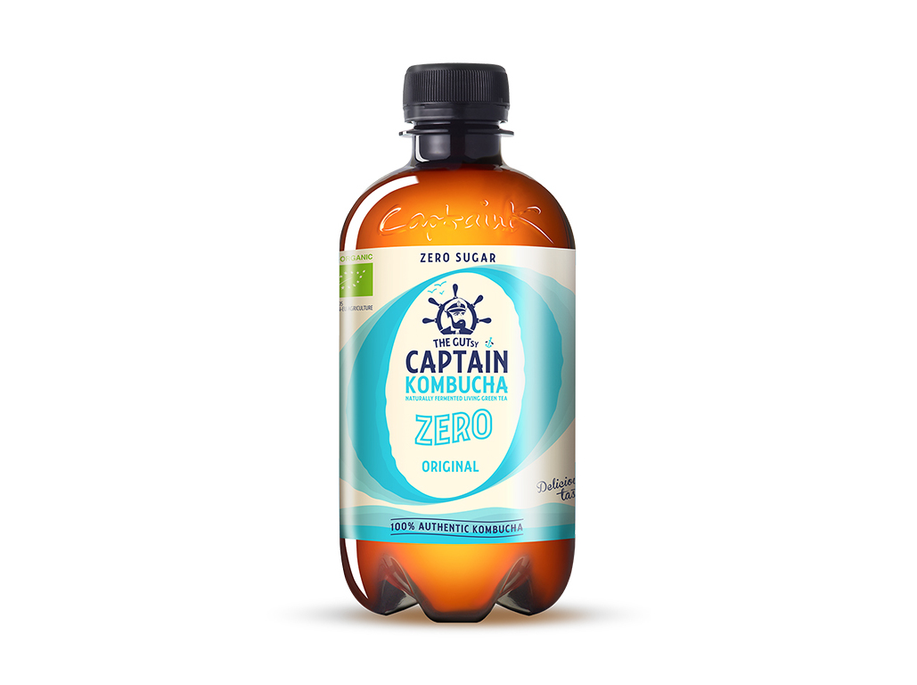 KOMBUCHA THE GUTSY CAPTAIN ORIGINAL 0%AÇÚCARES BIO 400ML