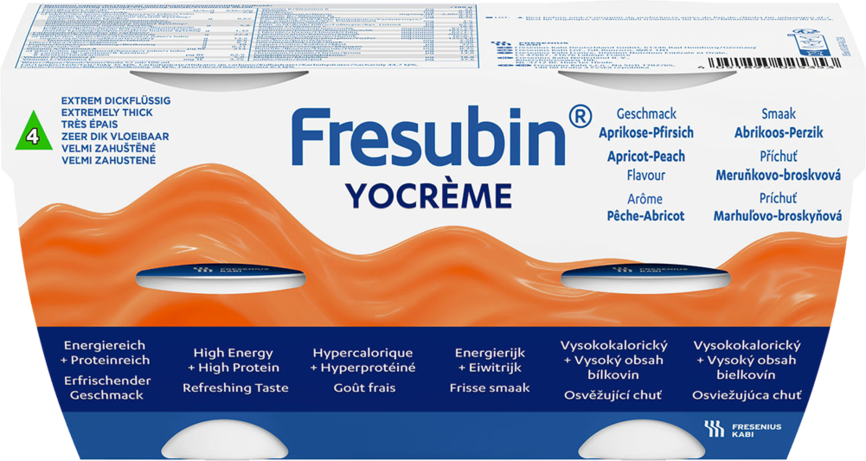 Fresubin YOCRÈME Aprikos-Fersken 4x125g