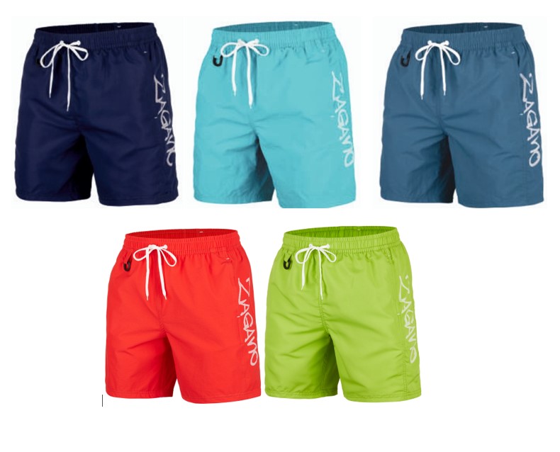 Herren Bade Bermudas mit Kordel & elastischem Bund