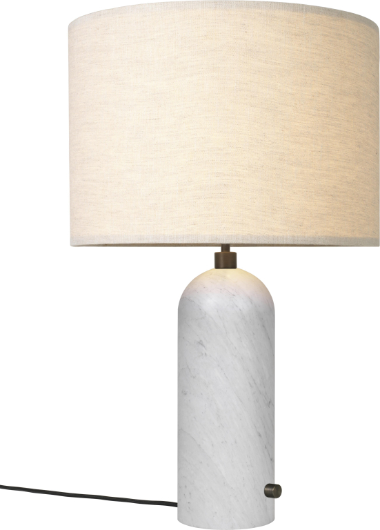 Gubi Gravity tafellamp large zwart/canvas