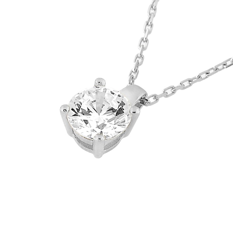 Collier Femme - Oxyde de zirconium - Or 18 Carats - Longueur : 42 cm