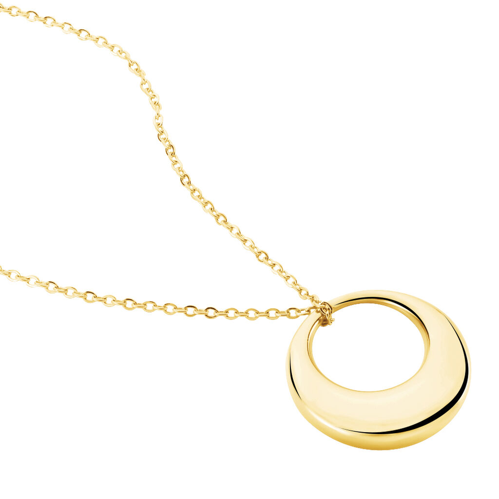 Collier Creolia Acier Jaune