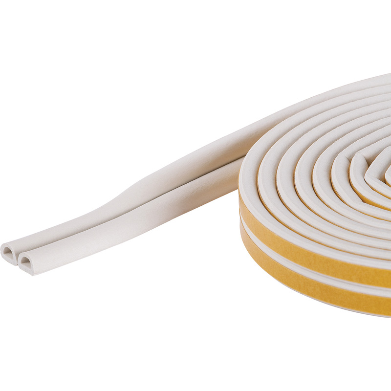 Fix-o-moll tochtband zelfklevend D 9x6mm 50m wit