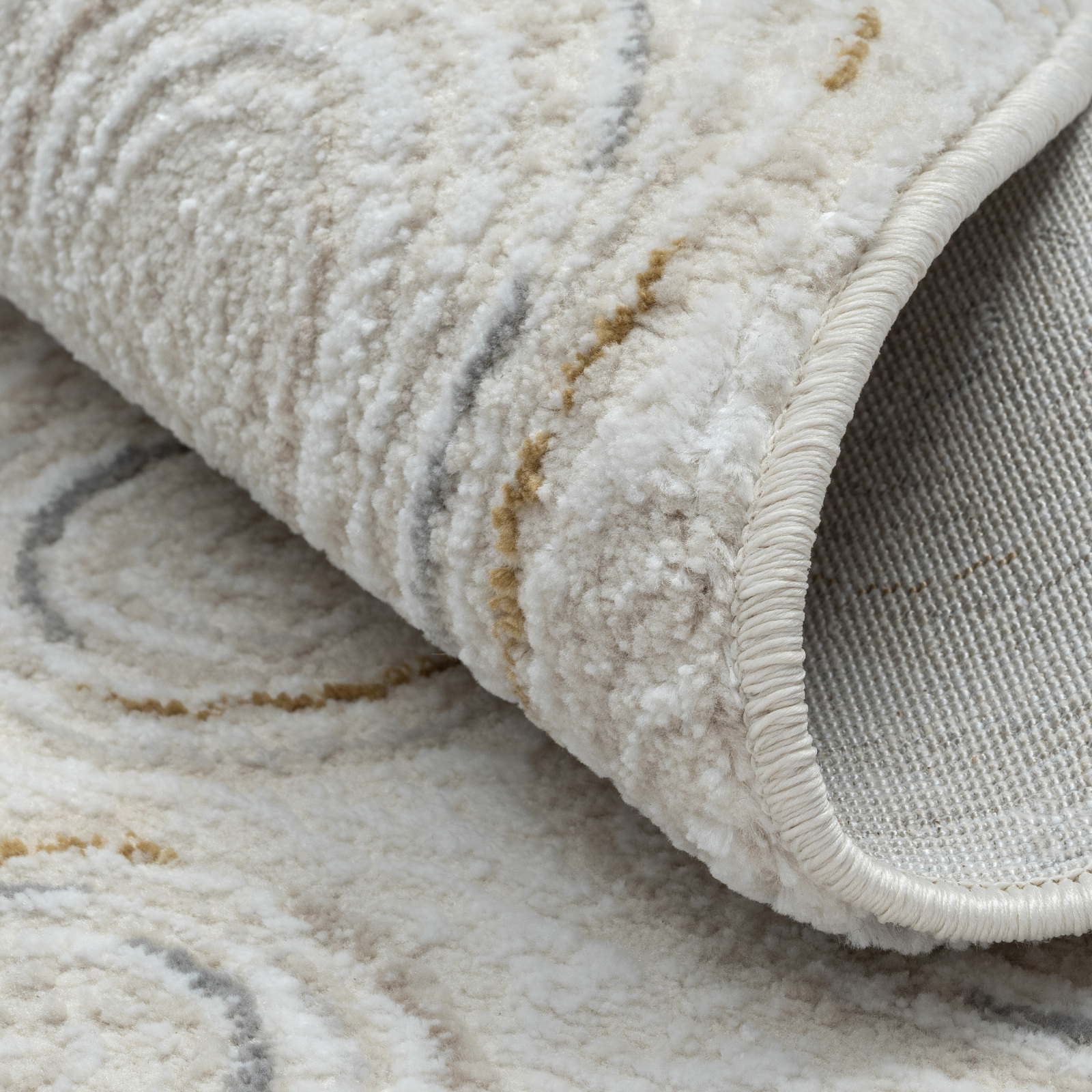 Teppich MY STYLE - beige - rund - Ø 120 cm