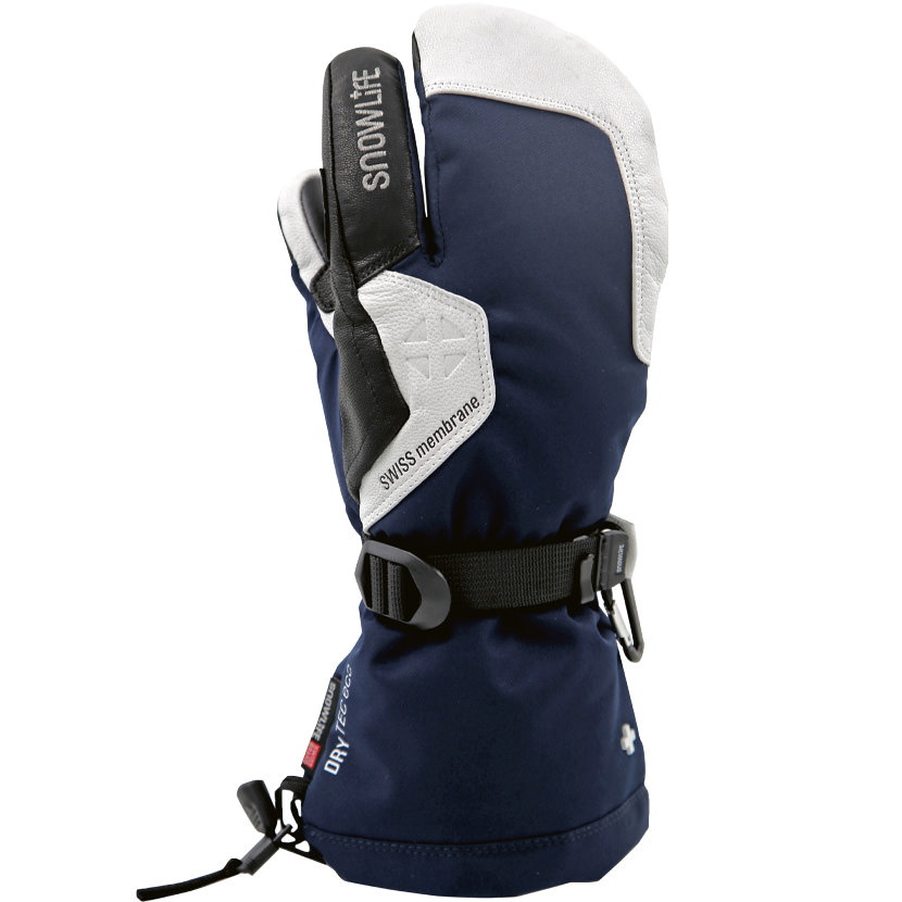 Snowlife Herren 3 Finger CAPRICORN DT ECO navy/white/black | Skihandschuhe | Skibekleidung | Herren | XSPO-Fashion