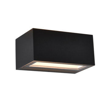 LUTEC wandlamp Gemini zwart 8,8W 700 lumen