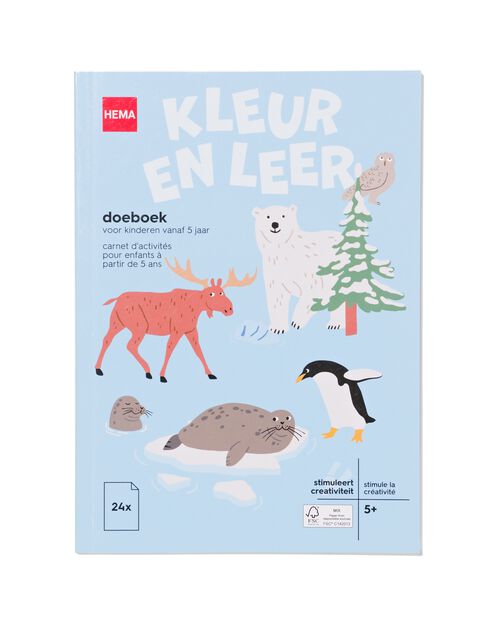 livre à colorier et dactivité 5+