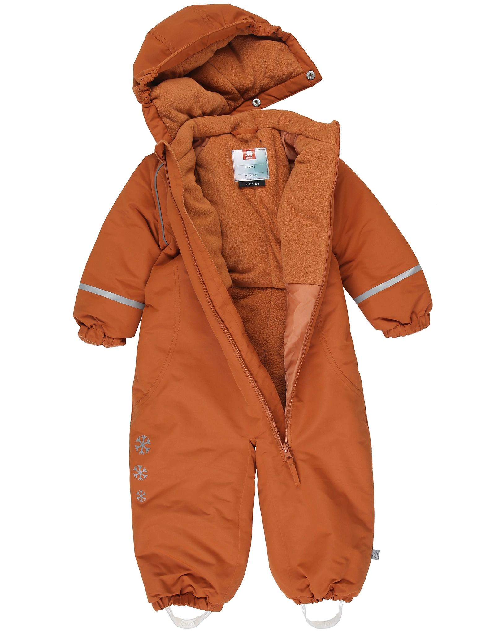 Schneeanzug NEW SOLID in amber brown