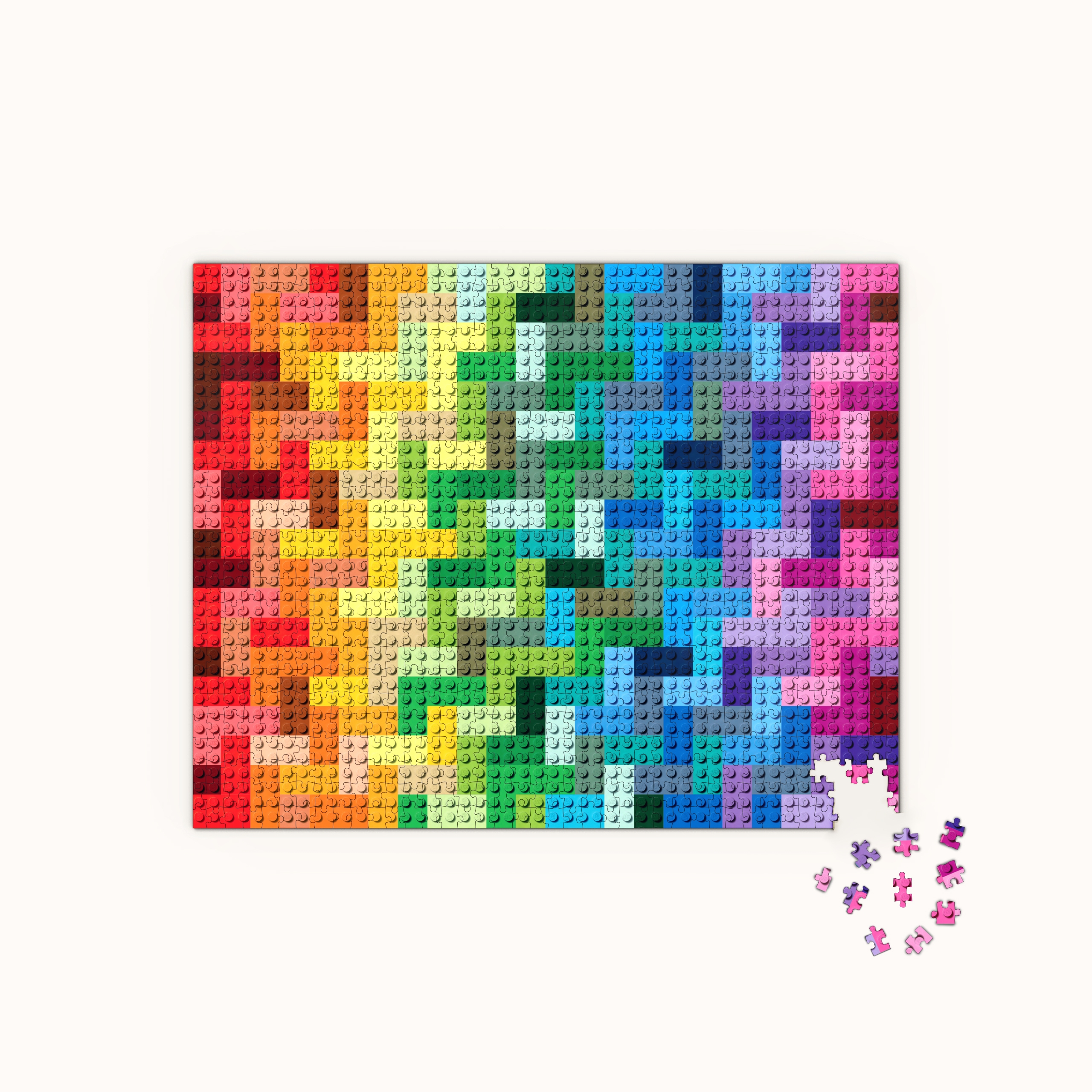Quebra-cabeça de 1000 peças Rainbow Bricks 5007072