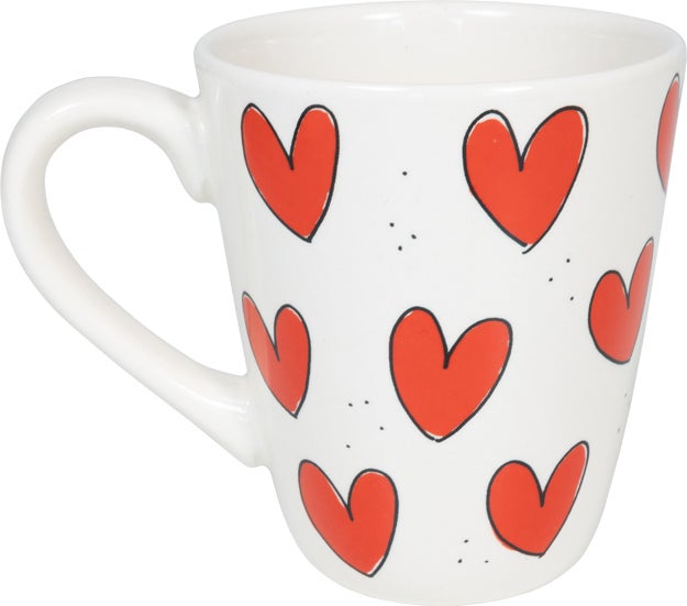 Blond Amsterdam minimok Blond Love uni hearts rood / wit 0,35 L