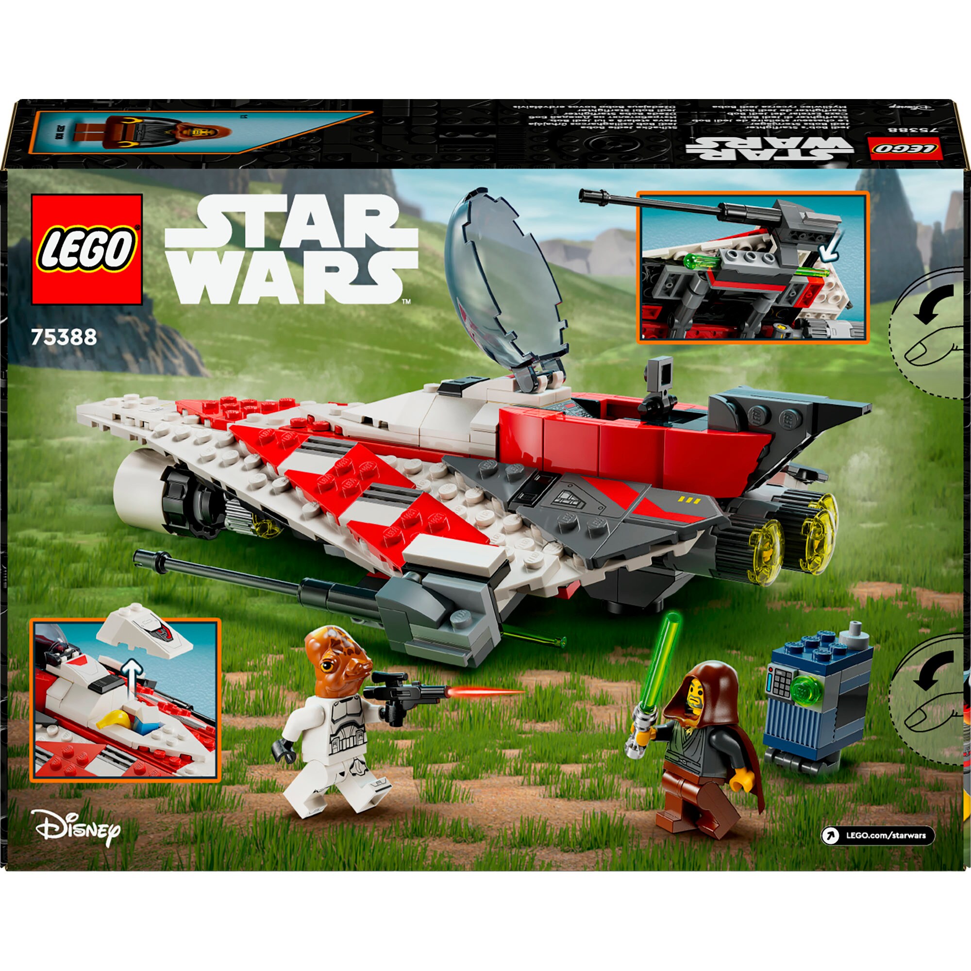 LEGO Konstruktionsspielzeug Star Wars Jedi Bobs Sternjäger