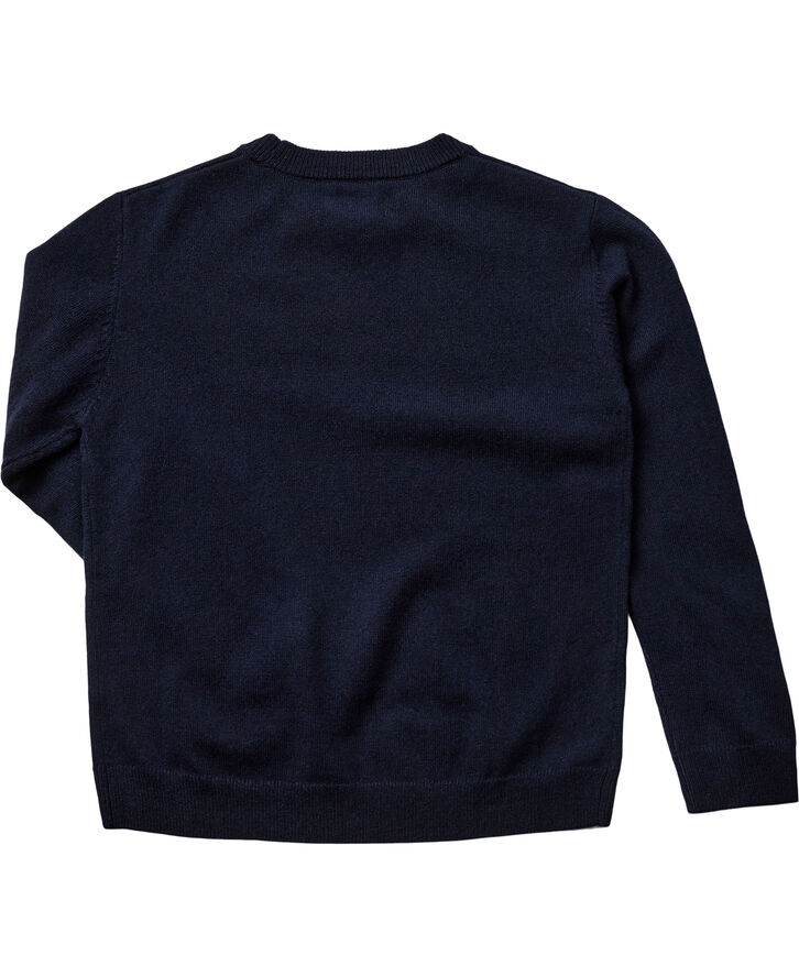 Magasin du Nord Collection Strikka RWS wool & cashmere pullover Navy