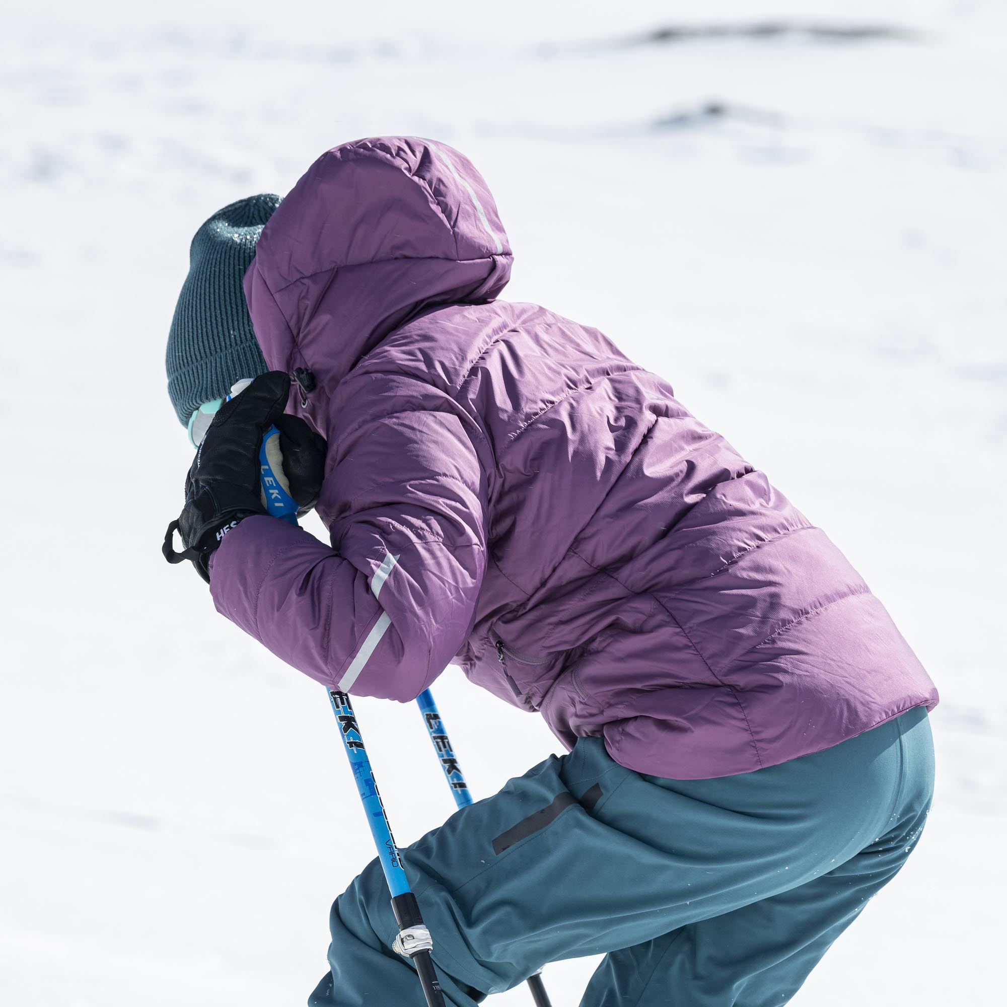 Røros Down Youth Jacket Jente Dark Ruby Purple