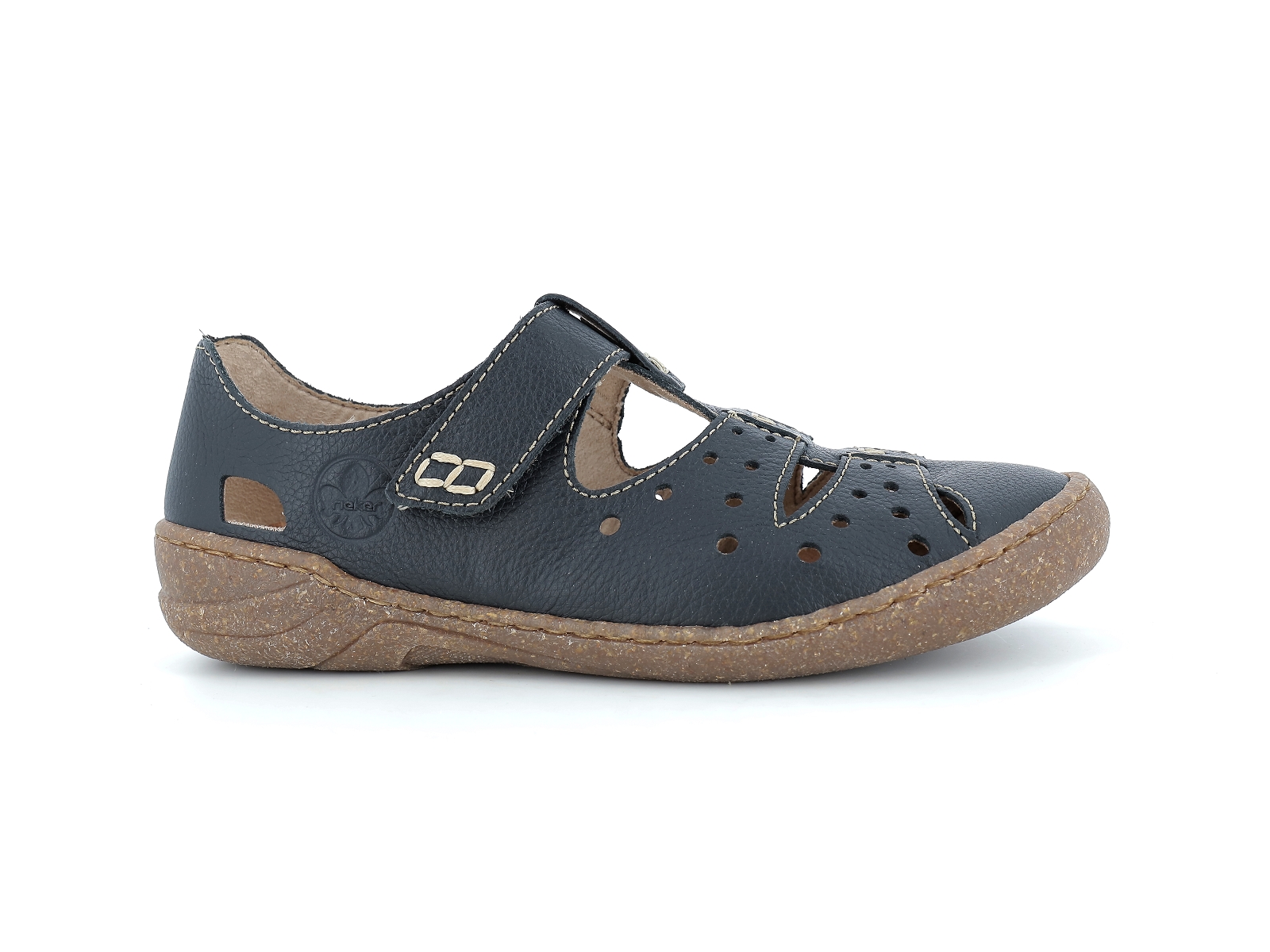 Rieker-54555 Cuir Marine
