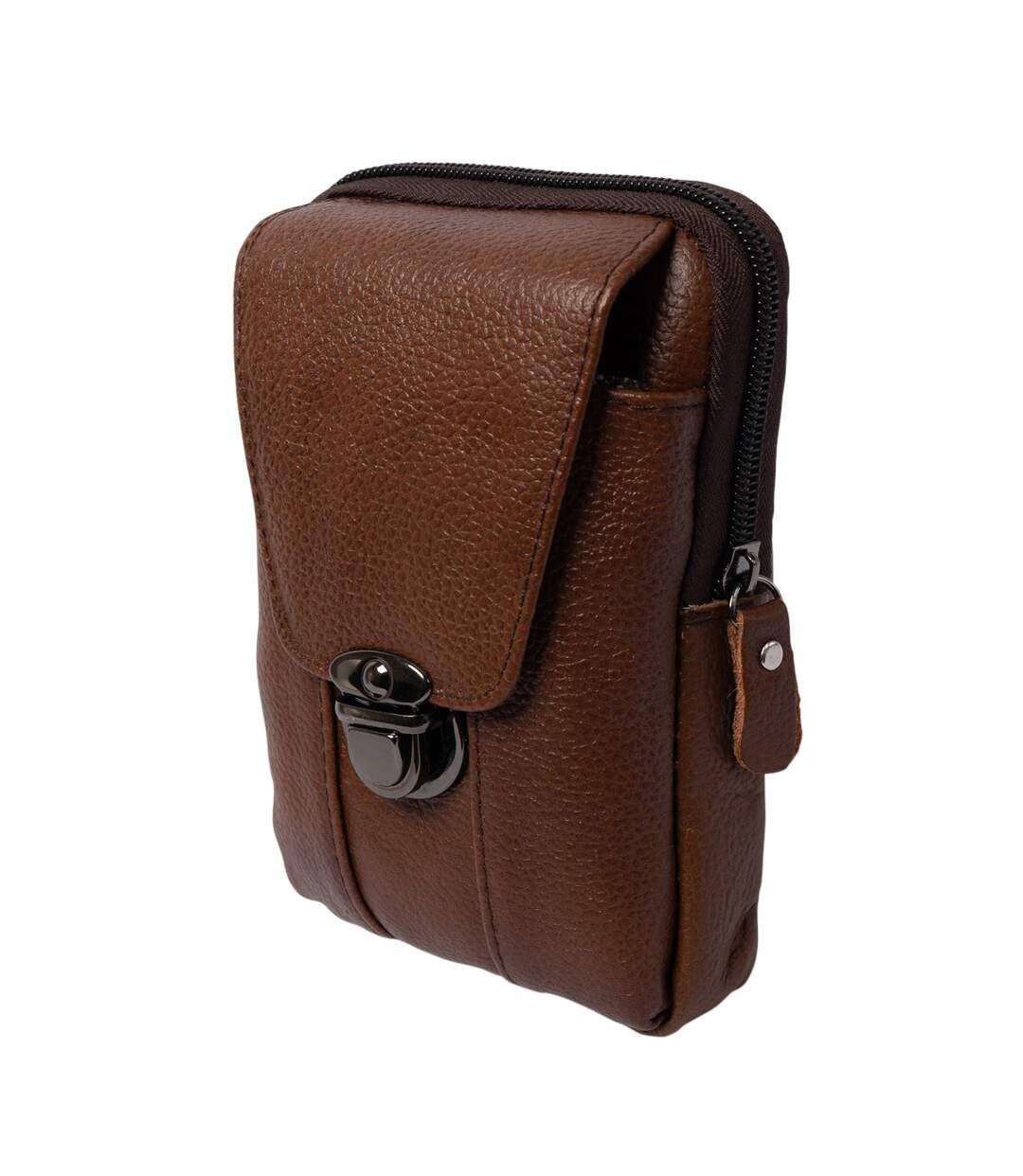 Sacoche ceinture cuir