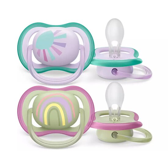 Lot de 2 sucettes Ultra Air Aléatoire   0 - 6 mois   de               Philips AVENT