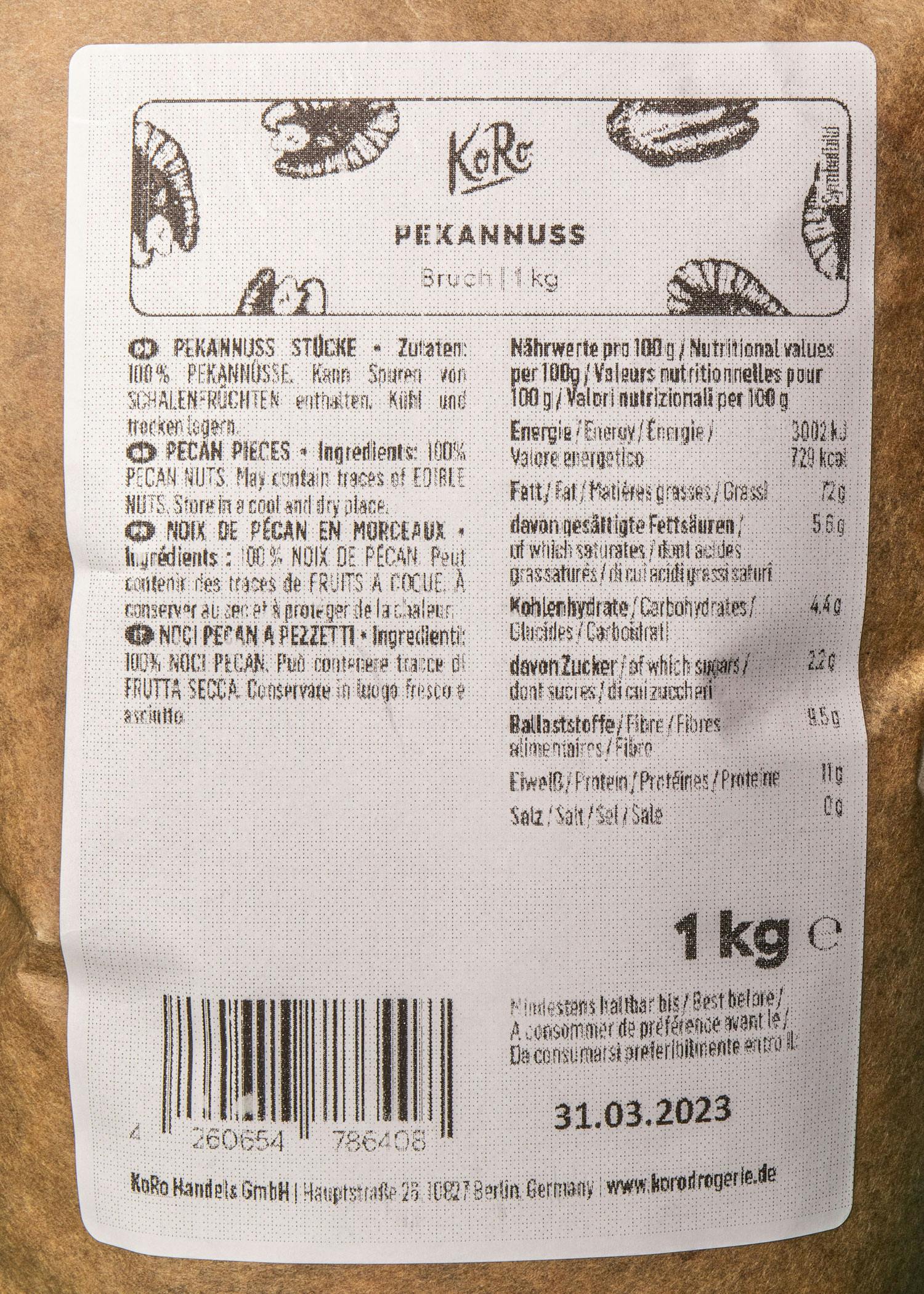 Pekannussbruch 1 kg
