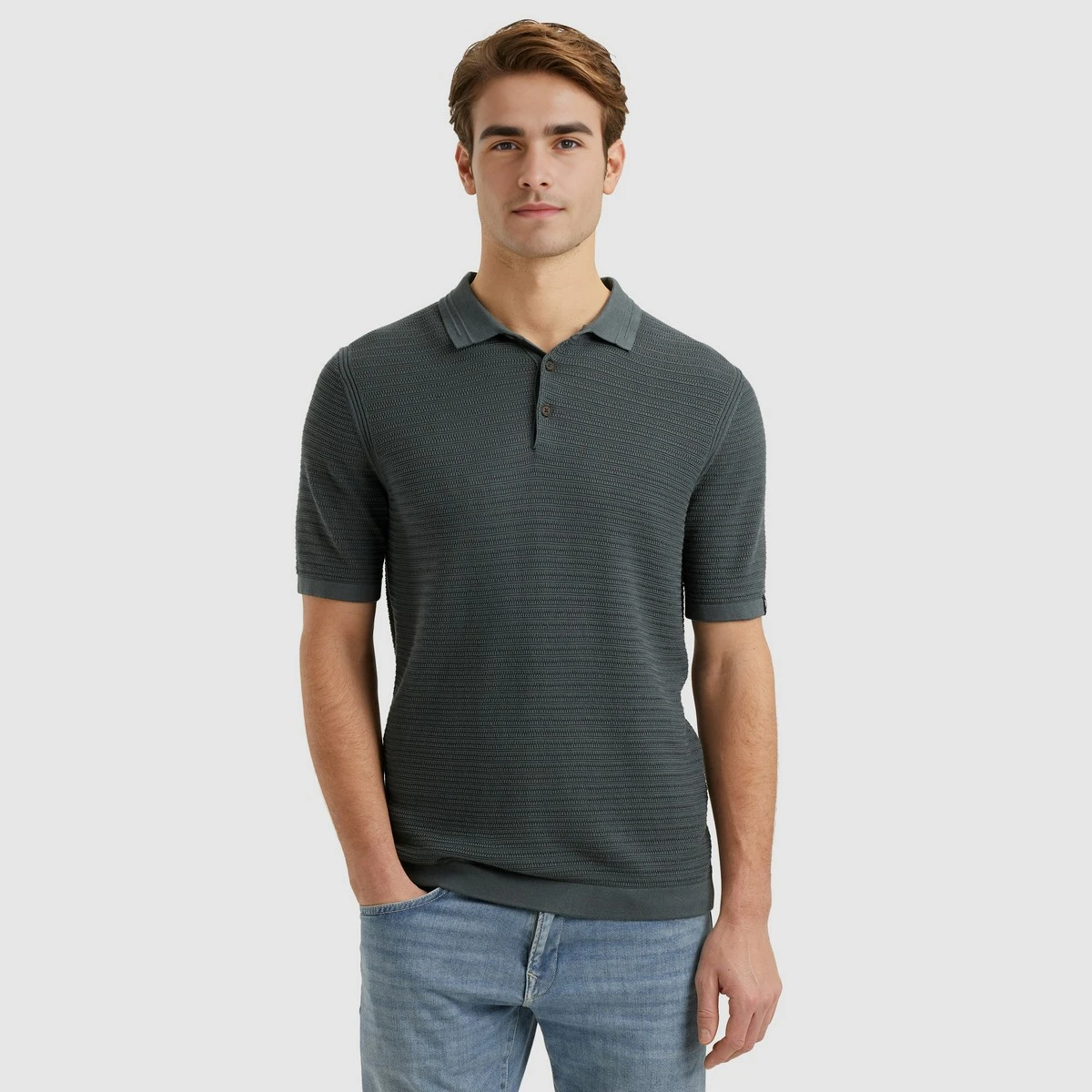 Heren Polo 420062 Dorian Zip