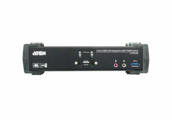 ATEN CS1922M - KVM / audio / USB switch - 2 x KVM / audio / USB - 1 lokalbruger - desktop