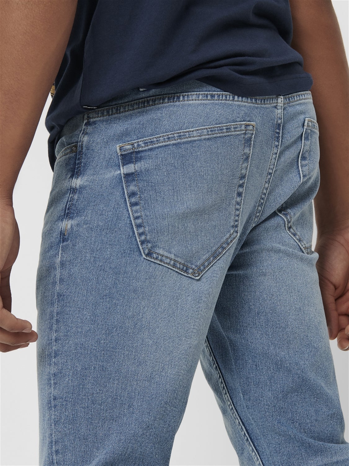 ONSWARP Mittlere Taille Skinny Fit Jeans Blue Denim