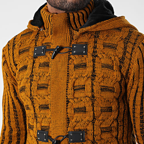 Gilet Zippé Capuche 3010 Orange