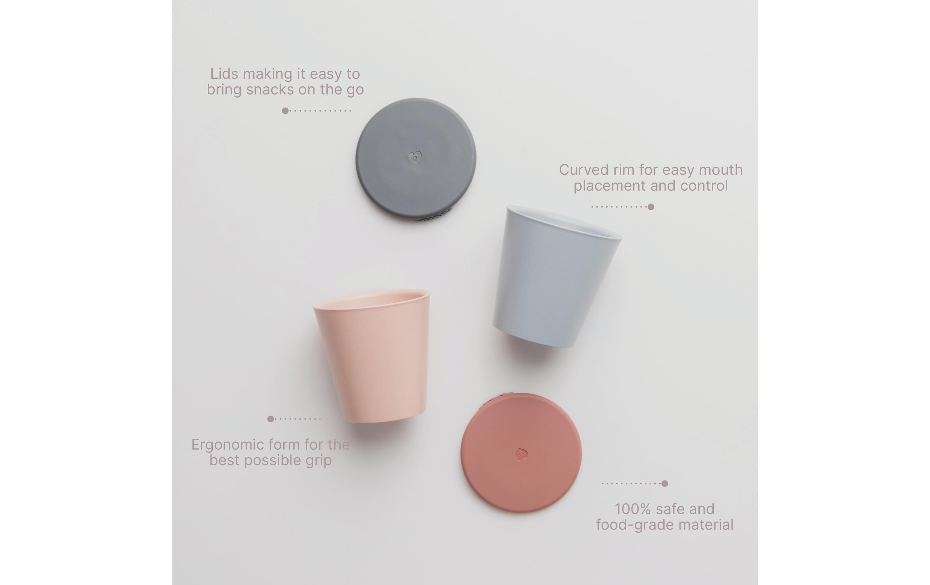 Cup Set BlushSpülmaschinenfestes Becher-Set