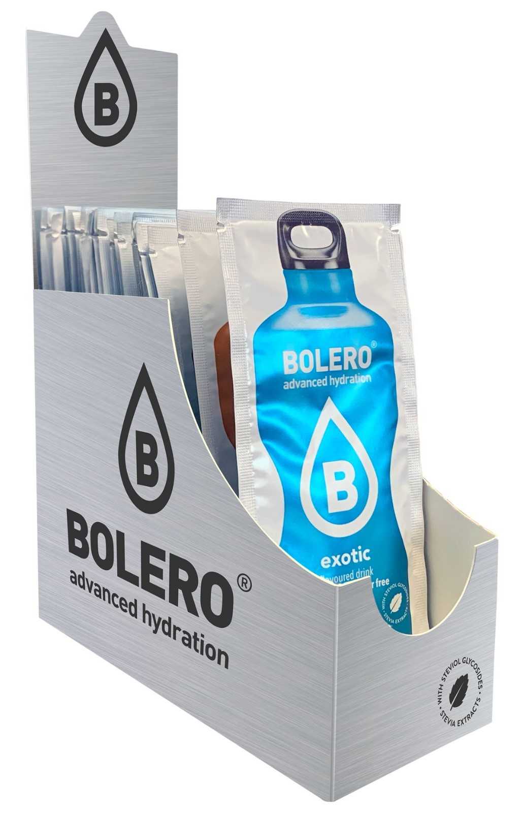 Mistura para bebidas Bolero, 12 sabores, 12 x 9 g