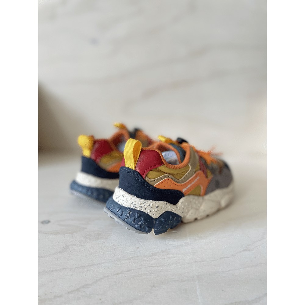 Flower M By Naturino - Sneaker - Nylon Blue Mirage Mud Grey