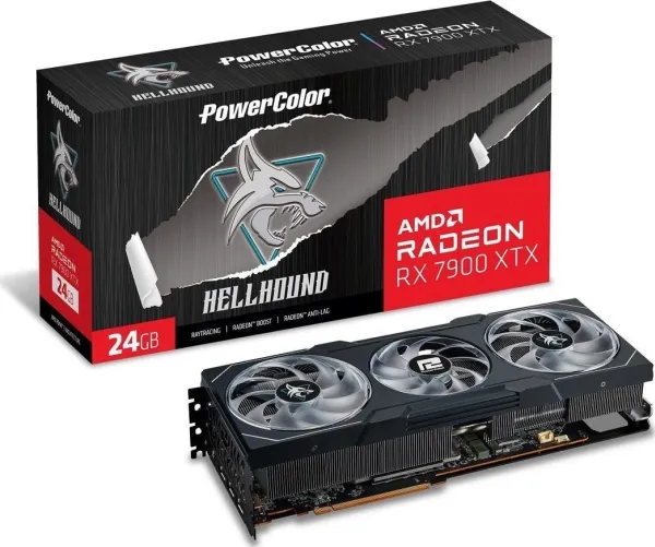 PowerColor RADEON RX 7900 XTX - Grafikkort - Radeon RX 7900 XTX - 24 GB GDDR6 - PCIe 4.0 - 3 x DisplayPort, HDMI