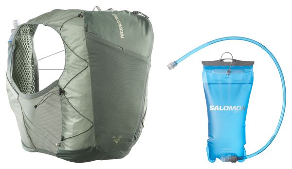 Sac d'Hydratation Unisexe Salomon Active Skin 12   Poche à Eau 1.5L Vert