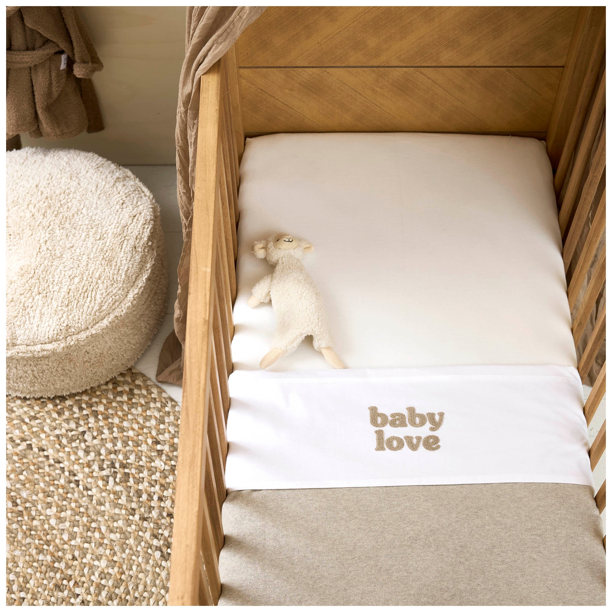 Meyco wieg laken baby love wit kopen? - shop online - Prénatal