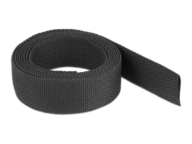 Delock Gewebeschrumpfschlauch 2 m x 16 mm Schwarz Delock Gewebeschrumpfschlauch 2 m x 16 mm Schrumpfungsrate 2:1 schwarz