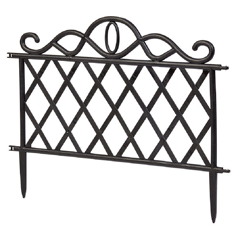 Bordure de jardin noire x5