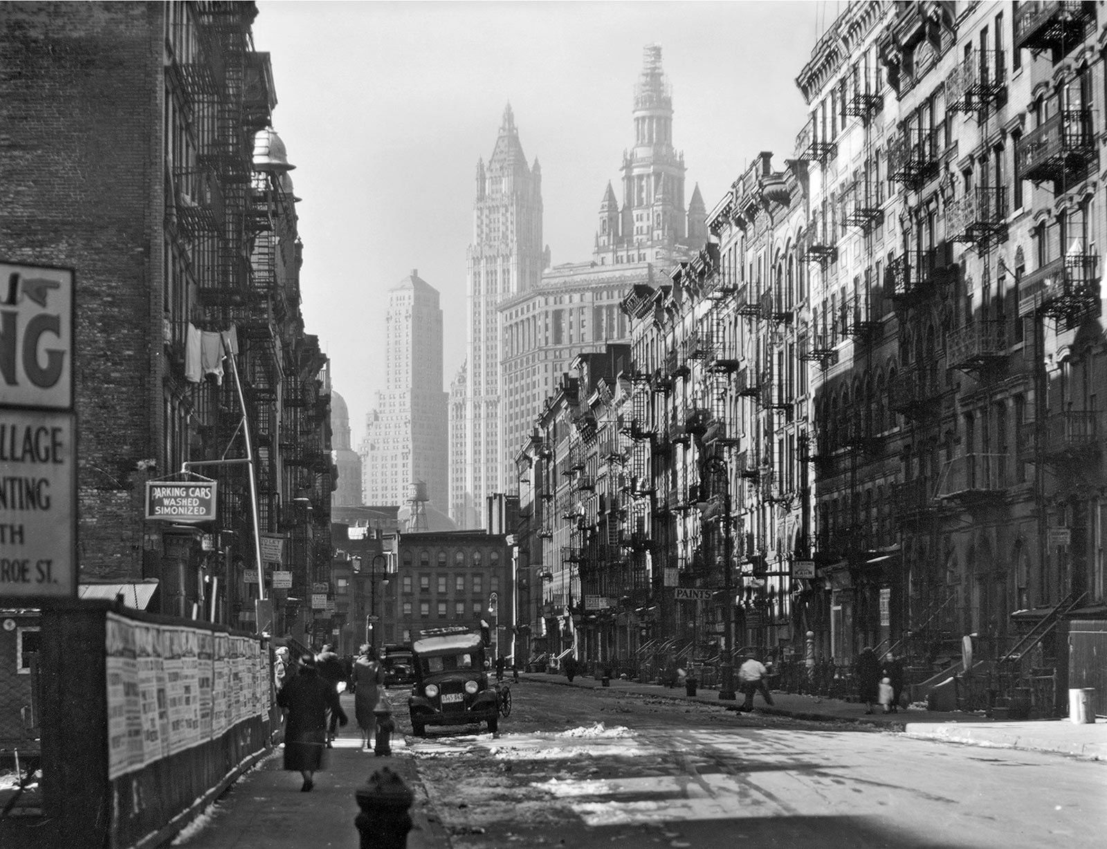 Henry Street, Manhattan by Berenice Abbott - Open Edition.