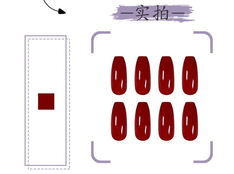 Candyvina - Puntige PVC kunstnagels