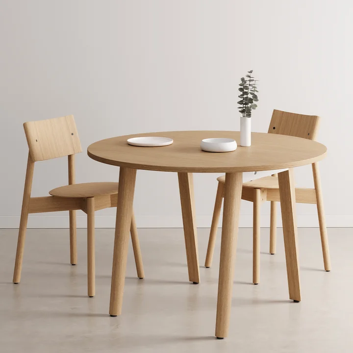 TipToe - NEW MODERN Esstisch Ø 110 cm, Eiche natur