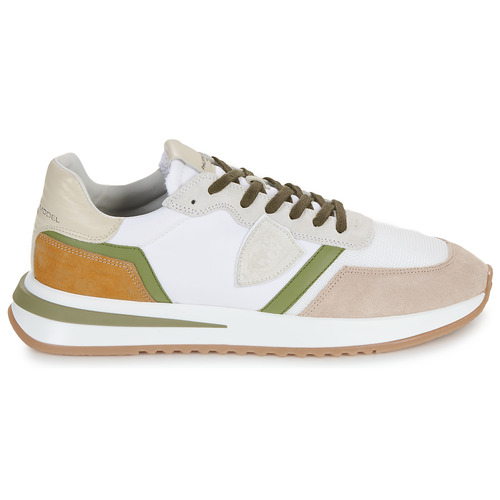 Philippe Model - TROPEZ 2.1 LOW MAN Blanco / Camel / Kaki